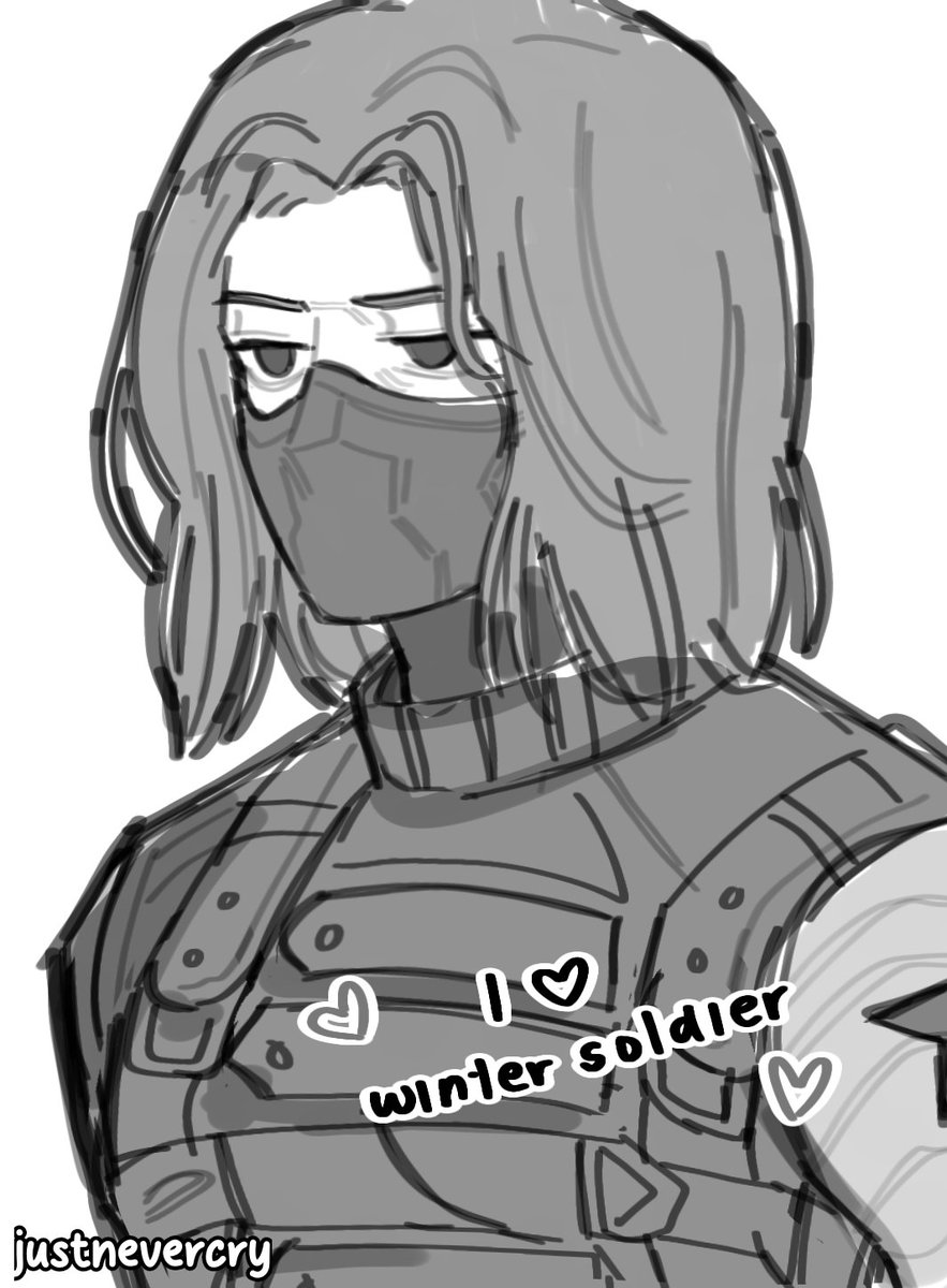 justnevercry's tweet photo. i love #buckybarnes #wintersoldier #marvel https://t.co/c4AIptykAS