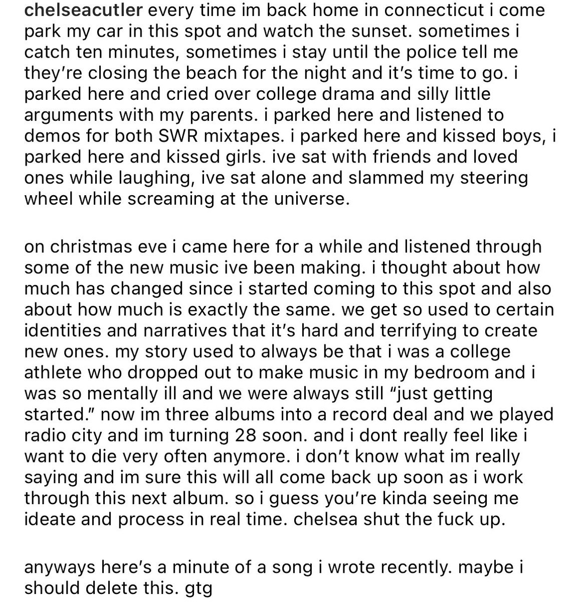 chelseacutler's tweet image. Idek