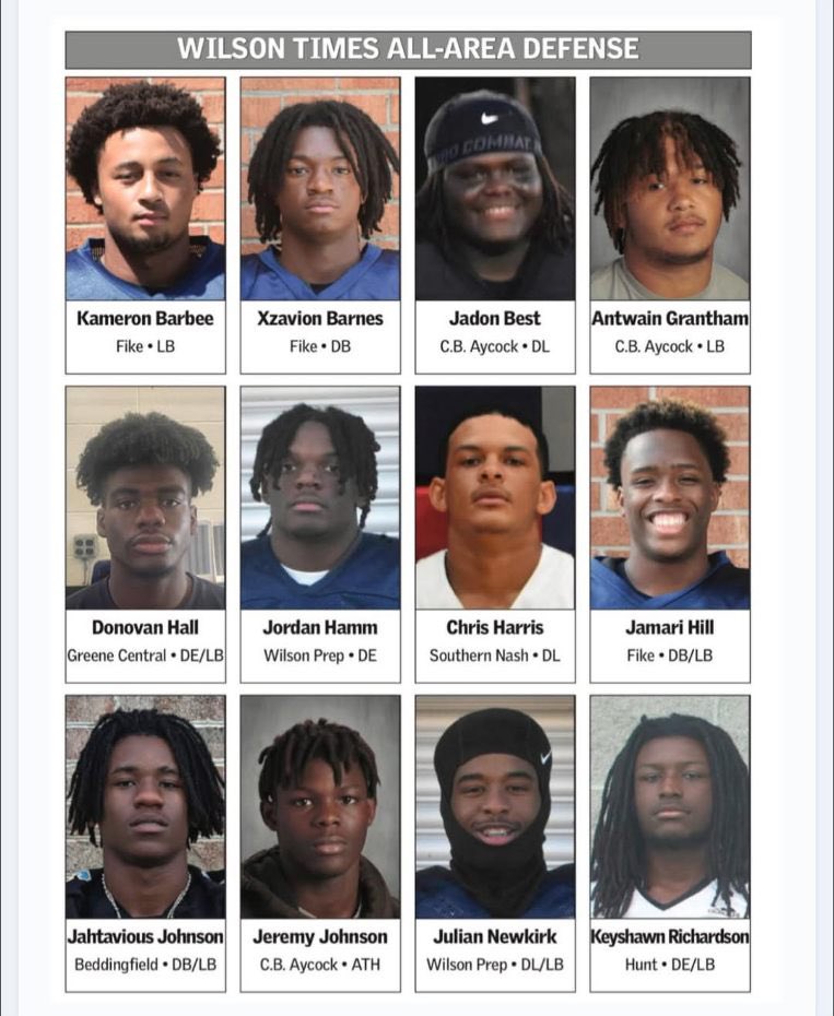 Jadon Best (@jadonbest74) on Twitter photo Blessed to be recognized as The Wilson Times All Area list for Defense
<a href="/AYCOCKFOOTBALL/">C.B. AYCOCK FOOTBALL</a> Blessed to be recognized as The Wilson Times All Area list for Defense
<a href="/AYCOCKFOOTBALL/">C.B. AYCOCK FOOTBALL</a>