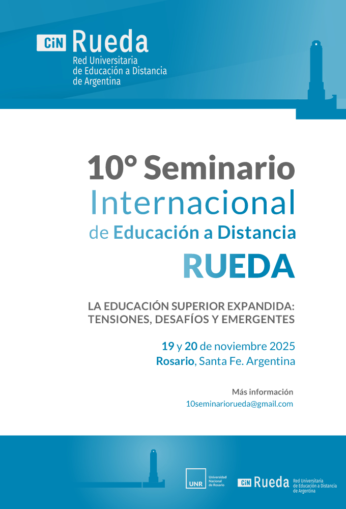 10º Seminario Internacional de EAD de la RUEDA "La Educación Superior expandida: tensiones, desafíos y emergentes". Modalidad híbrida. Fecha: 19 y 20/11/2025 en la <a href="/UNRoficial/">UNR</a>, Santa Fe, Argentina.  + info en la 1ra circular: drive.google.com/file/d/1GQu7TE…
#RUEDA #EAD <a href="/CINoficial/">CIN</a>