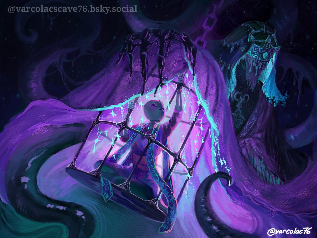 varcolac76's tweet photo. DTIYS art i made this month. ✨🌙🌌
big thank for the author of idea<3 
#DTIYS #utau #utmv #nightmaresans #DnDverse https://t.co/AADmRfefcL