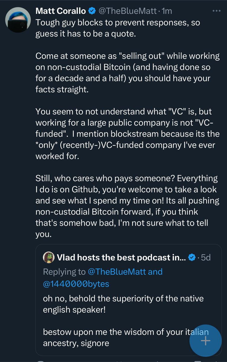 VLAD HOSTS THE BEST PODCAST IN BITCOIN tweet media