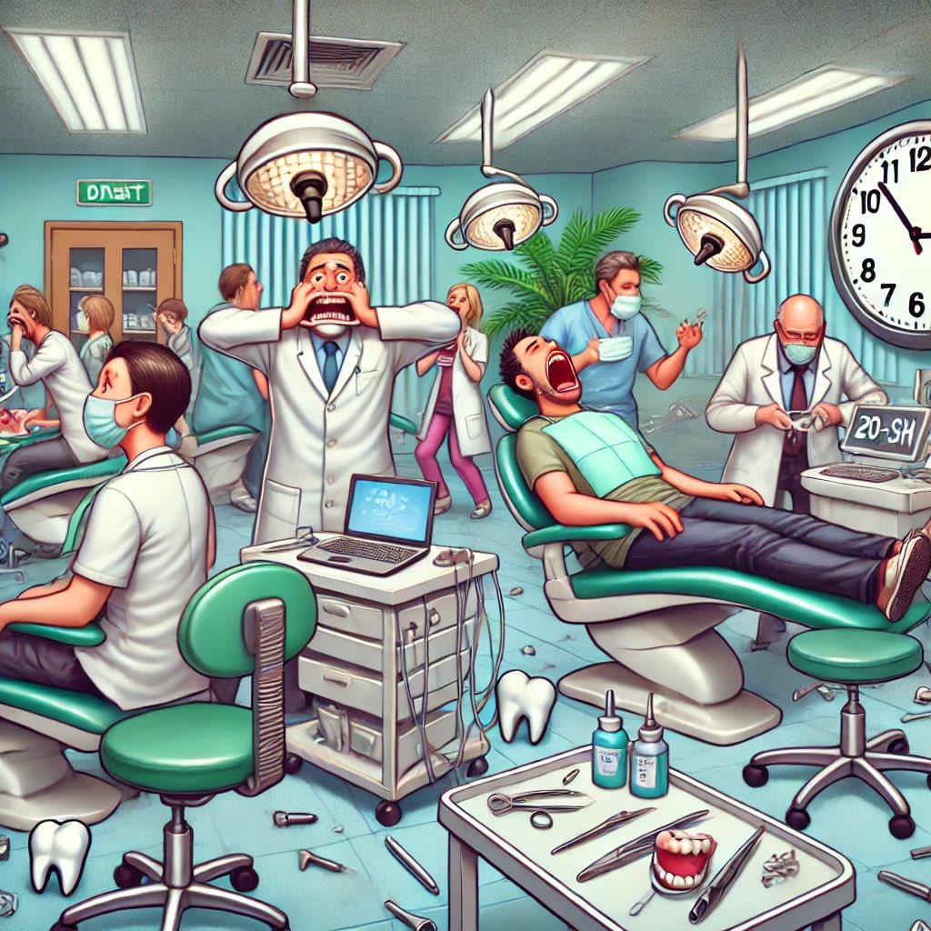 Tanıdığım diş hekimlerinin neredeyse hepsi bel, boyun ve sırt ağrılarından şikayetçi, karşılığında aldığımız yersiz mobingler ve haksız ödemeler olmamalı..
#DişeDokun