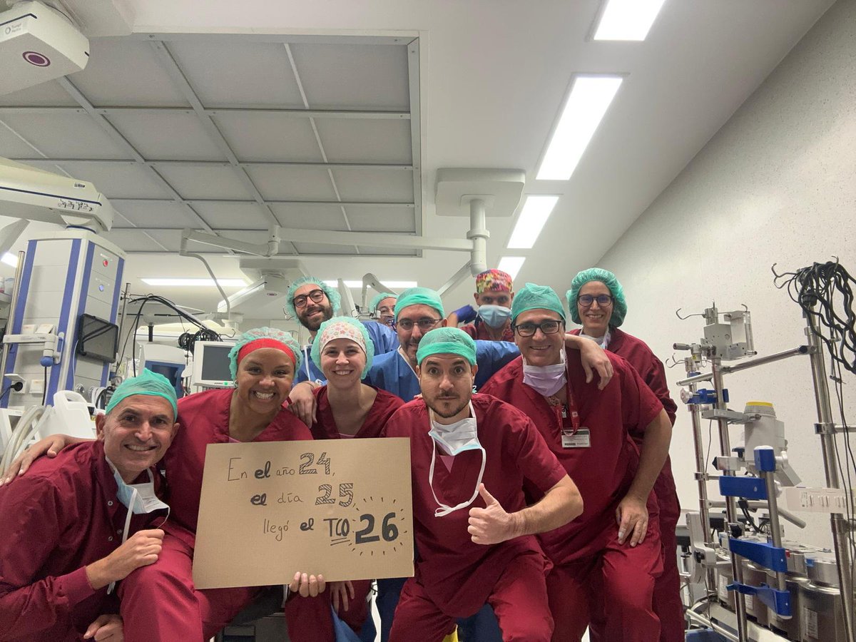 ✨️Aquest Nadal, l'#hbellvitge ha assolit un rècord històric amb el 26è trasplantament cardíac d'aquest any! Un agraïment a donants, famílies i professionals per fer possible aquesta nova oportunitat de vida.

L'Hospital de Bellvitge continua sent un referent en el sistema de