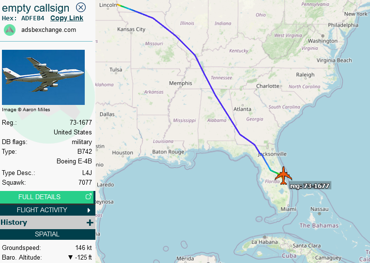 SirListenalot's tweet photo. ~1520z #B742 #VC25 #ADFDF9 #AF1 (Air Force One) en route Andrews - St. Croix
~1435z #B752 #C32 #AE4AEA #SAM46 en route Andrews - San Juan
~1640z #B742 #E4 #ADFEB4 #TITAN25 arrived at Patrick from Offutt
#Biden https://t.co/mzUzJQg2t0