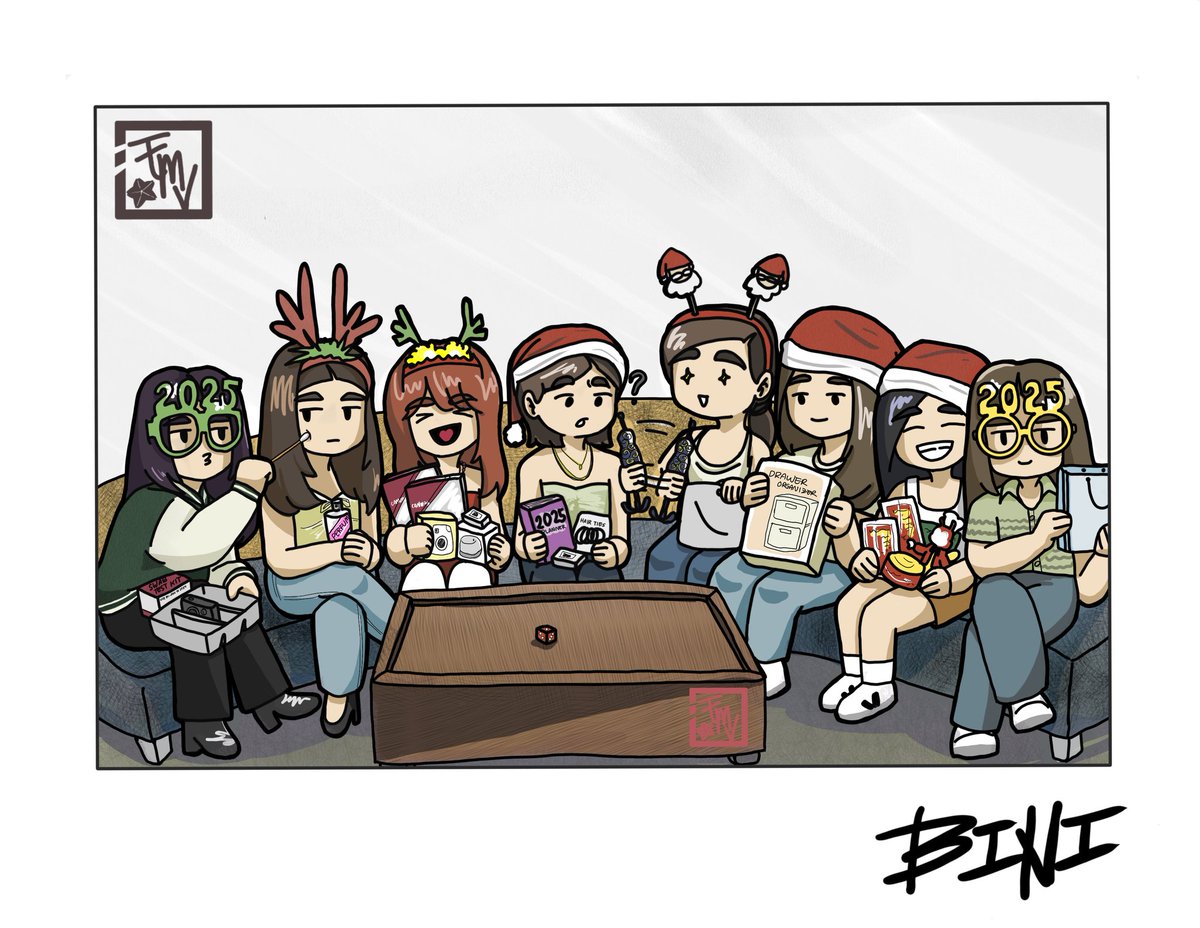 hiimmarsV's tweet photo. Belated ot8 christmas!!!
#aiahrt
#drawlet
#yvesense
#gwenapalette
#stacillust
#mikhrafts
#jhoacrylic
#sheenapeyynt
#BINI https://t.co/wjs9u6Znxs