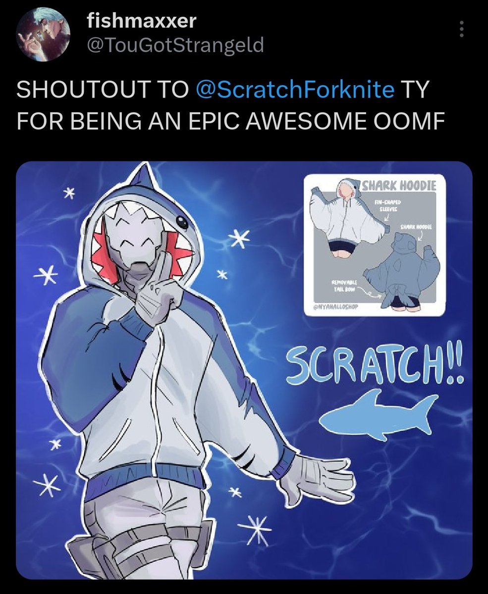 ScratchForknite's tweet photo. I will be commissioning and making more Shark Scratch art so yes I am pinning this I love Sharks and Scratch #PINNEDPOST https://t.co/6i9u7ET5KJ