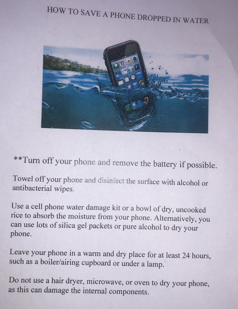 JimK_HVAC's tweet image. [TIPS] How to save a cell phone dropped in water

#cellphone #cellphonetips