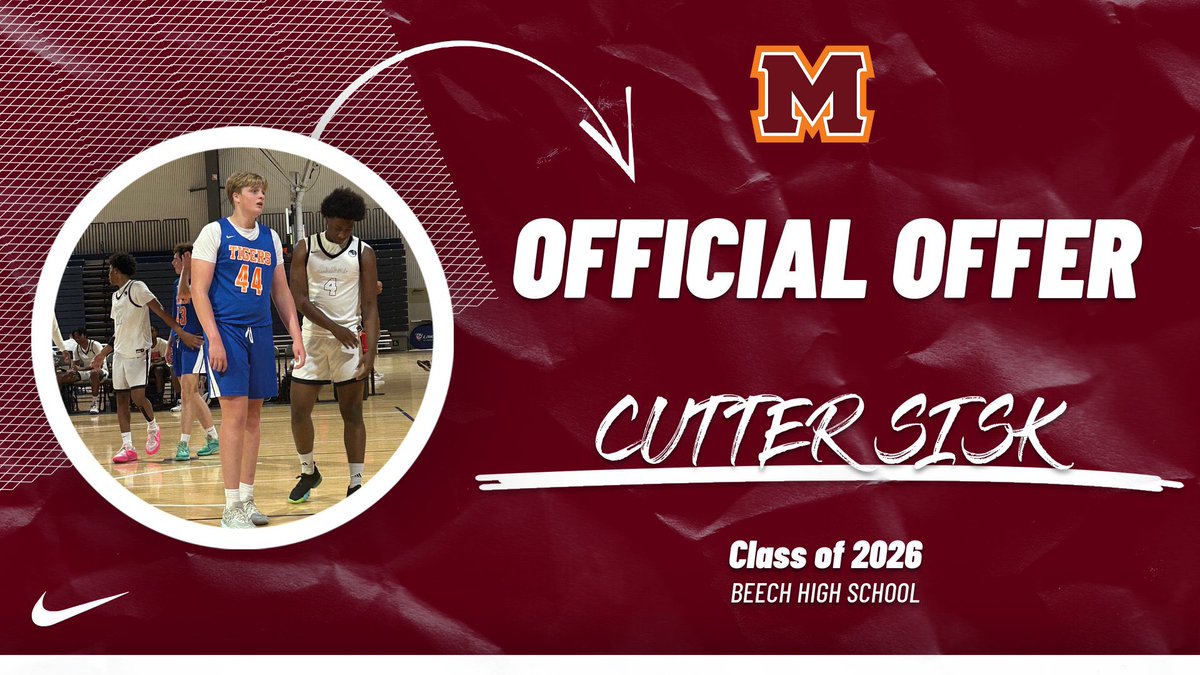 Cutter Sisk (@cuttersisk) on Twitter photo Blessed to receive my first offer from Maryville College
<a href="/MCMensHoops/">Scots Basketball</a>
<a href="/TigersTennessee/">Tennessee Tigers</a>
<a href="/RyleyMcclaran/">Ryley McClaran</a>
<a href="/BeechBucsSports/">Buccaneer Athletics</a> Blessed to receive my first offer from Maryville College
<a href="/MCMensHoops/">Scots Basketball</a>
<a href="/TigersTennessee/">Tennessee Tigers</a>
<a href="/RyleyMcclaran/">Ryley McClaran</a>
<a href="/BeechBucsSports/">Buccaneer Athletics</a>