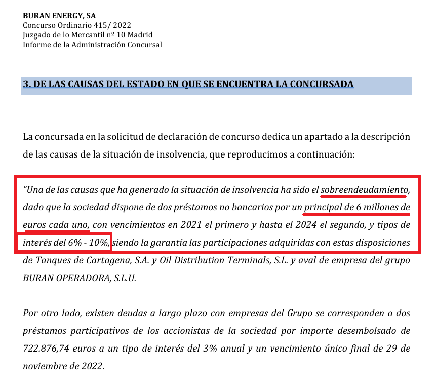 GuillermoRocaf1's tweet photo. #EXCLUSIVA😡: Detrás del FRAUDE del IVA de 175 millones de euros en la TRAMA de los HIDROCARBUROS del Grupo BURAN podría haber además dos Fondos extranjeros, mediante préstamos con un interés desproporcionado (SOBREENDEUDAMIENTO).

El Administrador Concursal les acusa de haber provocado la INSOLVENCIA👇. Son:

Resilience Partners Debtco 1, Sarl (de Luxemburgo)

Certior Credit Opportunities Fund II, Scps (de Finlandia)

El Fondo Luxemburgués también ha tenido participación en la insolvencia de HIPERXEL Galicia según noticia. Es evidente que desde la #UE nos están expoliando también.

Como siempre, la Agencia Tributaria, metiendo la pata hasta el fondo.🧐

Al final, siempre pagamos los españoles “curritos” a los que nos expolia la Agencia Tributaria de @mjmonteroc y @sanchezcastejon

https://t.co/Rh9l2qRgpl