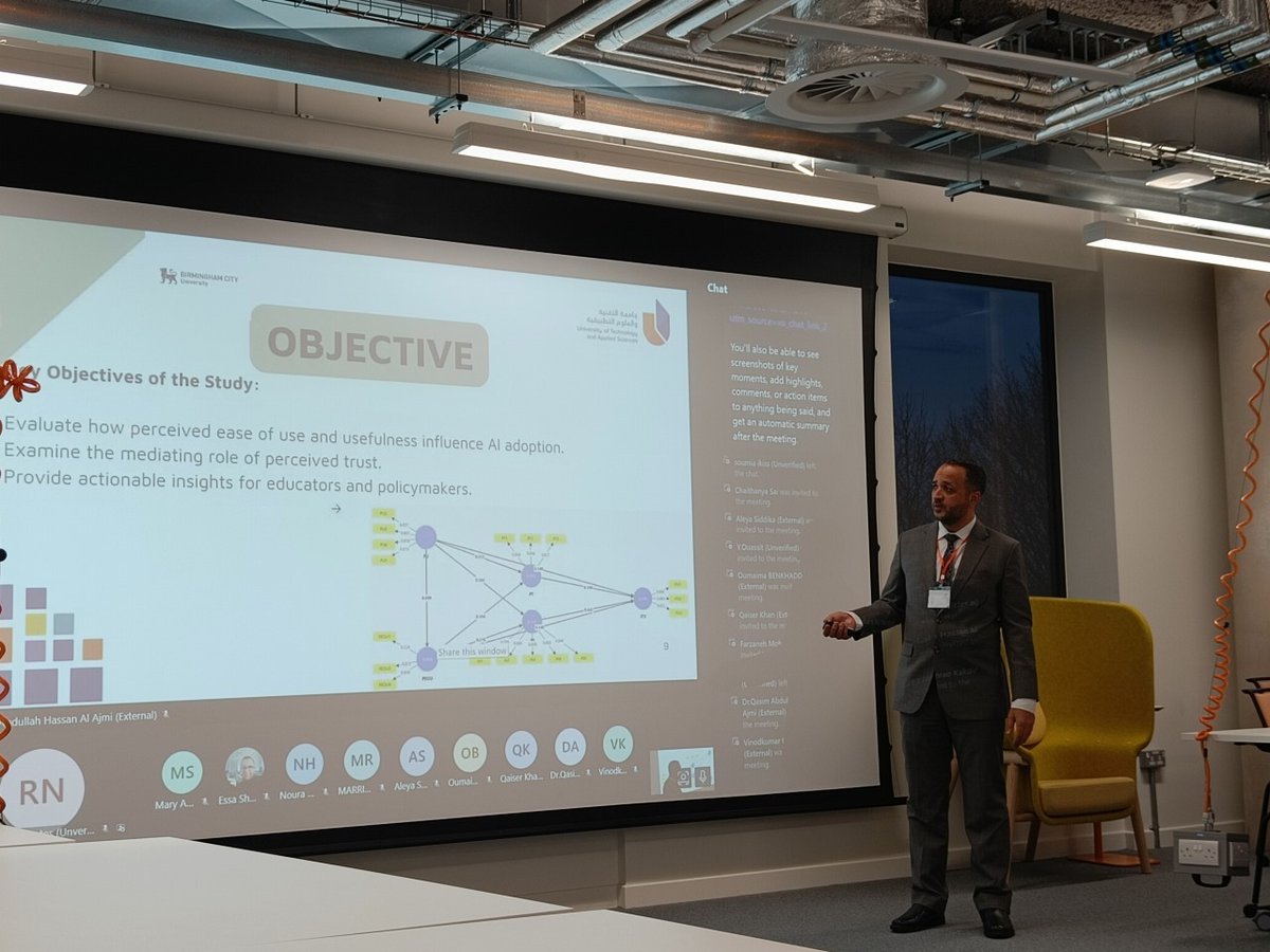 Qasim0man's tweet photo. Proudly sharing that I have presented our paper during the 4th international conference in Birmingham City University. (Best Paper Awarded). THANKS @ UTAS MUSCAT. https://t.co/TgcPV1MQG8