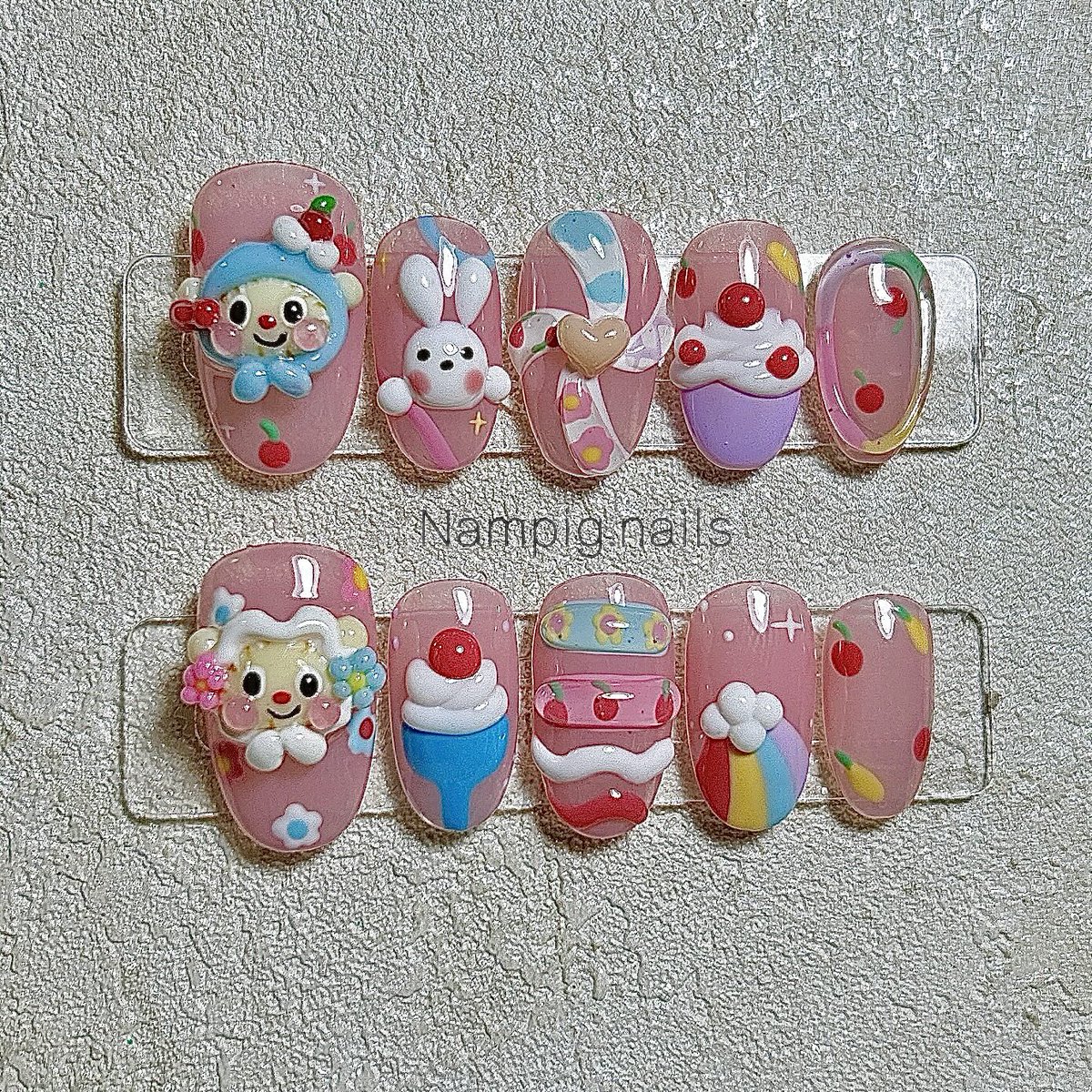 nampignails's tweet photo. ♡︎ ราคา 150฿ ♡︎ แถมอุปกรณ์ติดครบชุด 

ดูลายเล็บจิ้ม ⏩ #ลายเล็บร้านน้ำพริกขายของ 
#เล็บเจล #เล็บปลอม #เล็บเจลพร้อมติด https://t.co/58sKPgwaHS