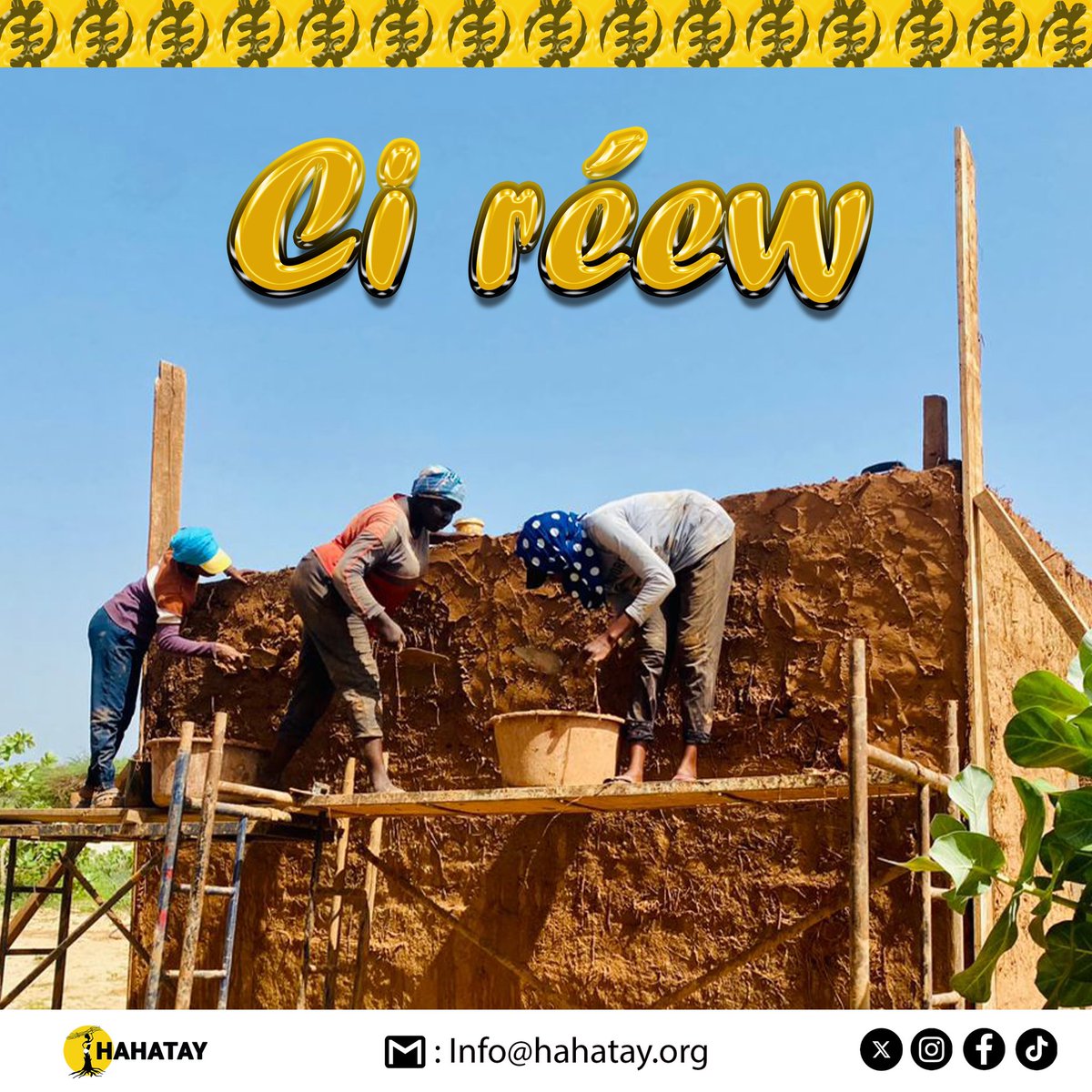 X (Twitter)
Les femmes de Gandiol montrent que tradition = innovation 🌍 : des maisons en argile et herbes pour un avenir durable. Résilience et créativité féminine en action ! 🌱  #Femmes #EcoConstruction