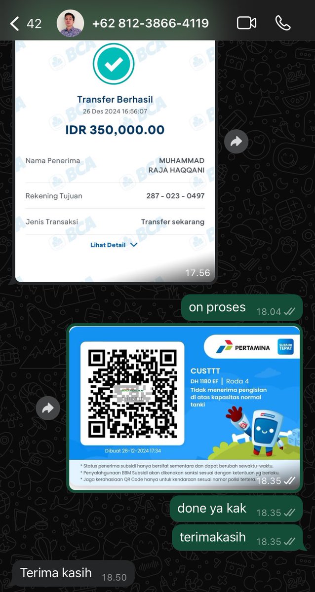 raaddjaaa's tweet photo. Jasa Reset Barcode Pertamina Nopol Terdaftar
Pertalite✅
Bio Solar✅ https://t.co/AB8k6YiSua