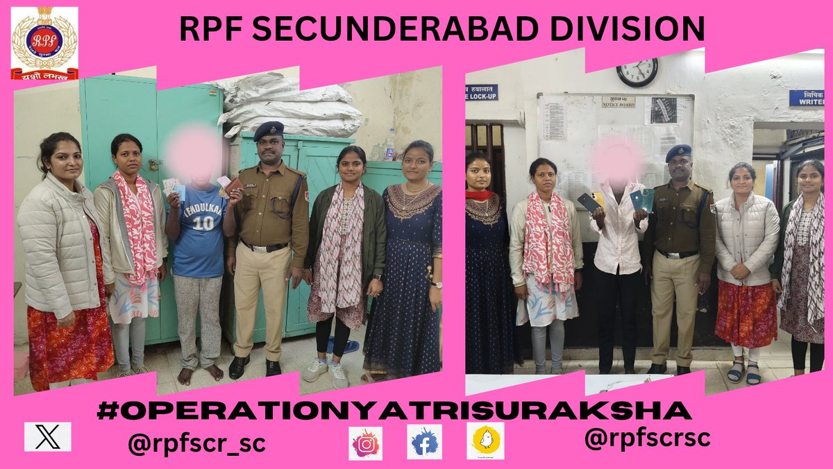 Under #OperationYatriSuraksha, the RPF/SC Division, in coordination with the Shakti team, apprehended two ToPB offender and recovered cash 410/ and 04 Mobiles Rs 62,250/-Showcasing the RPF's dedication to passenger safety and security.