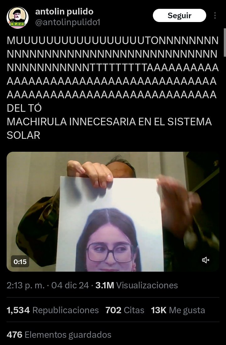 Soy_DanielXD's tweet photo. ¿De qué le sirve que hayas sido brigadista en otros países o que un dictador le haya matado la esposa, si al final va a soltar estas estupideces dignas de un adolescente? https://t.co/BTjKE0CtL0