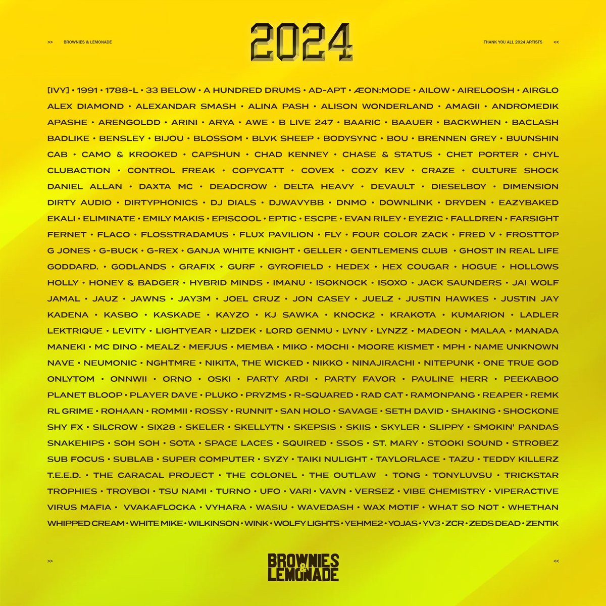 TeamBandL's tweet image. B&amp;amp;L 2024. This year was nonstop. We always start every year asking “how do we top the previous year?” Crazy to think that we did more events, bigger shows, wilder locations, and traveled to more places in 2024. We even dropped our first ever compilation album. It felt like there…