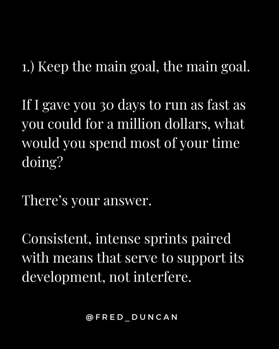 Fred__Duncan's tweet photo. If You Want to Get Faster… https://t.co/UOOyaj1Set