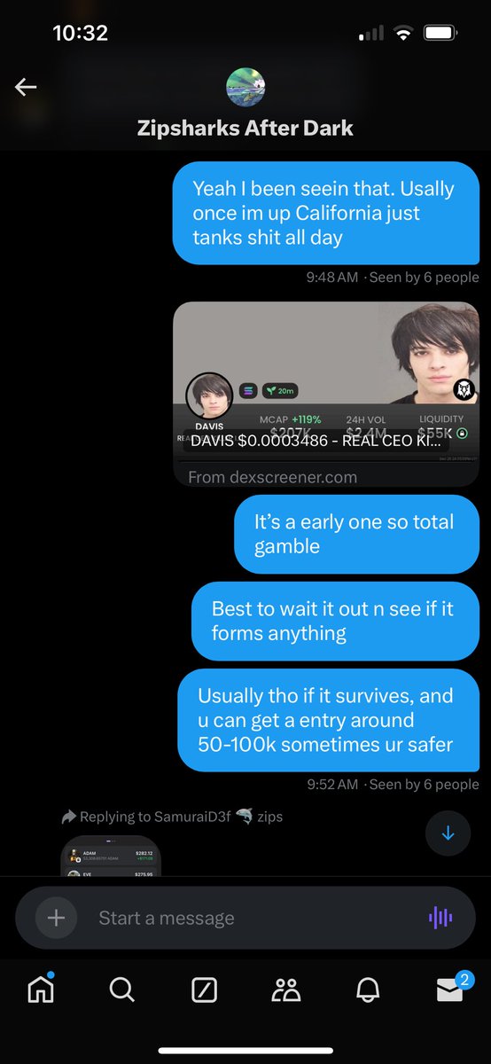 zipsharks's tweet photo. Gm gang . Killers on the loose 
We swam into Davis this morning about 80k 

Buy a zipshark and join the fun with us ! 

#solana #memecoins #trading #alpha https://t.co/gQadPpo27a