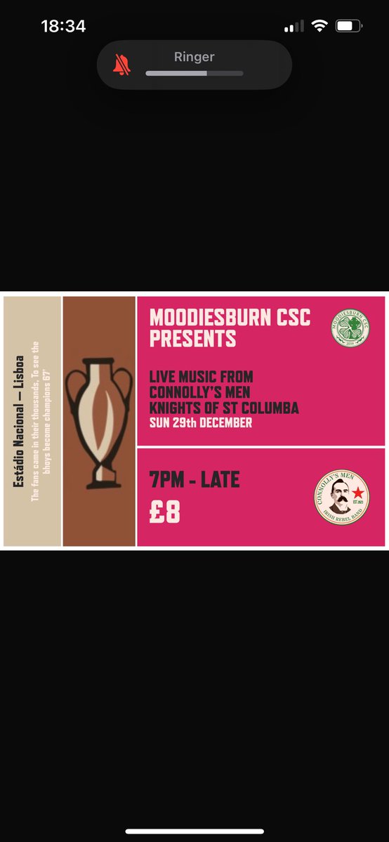 MburnC's tweet photo. Come and join us for a rebel Sunday! Great music and great company after the St Johnstone game. Get in touch for tickets 🍀 https://t.co/jBYkF6Nf1k