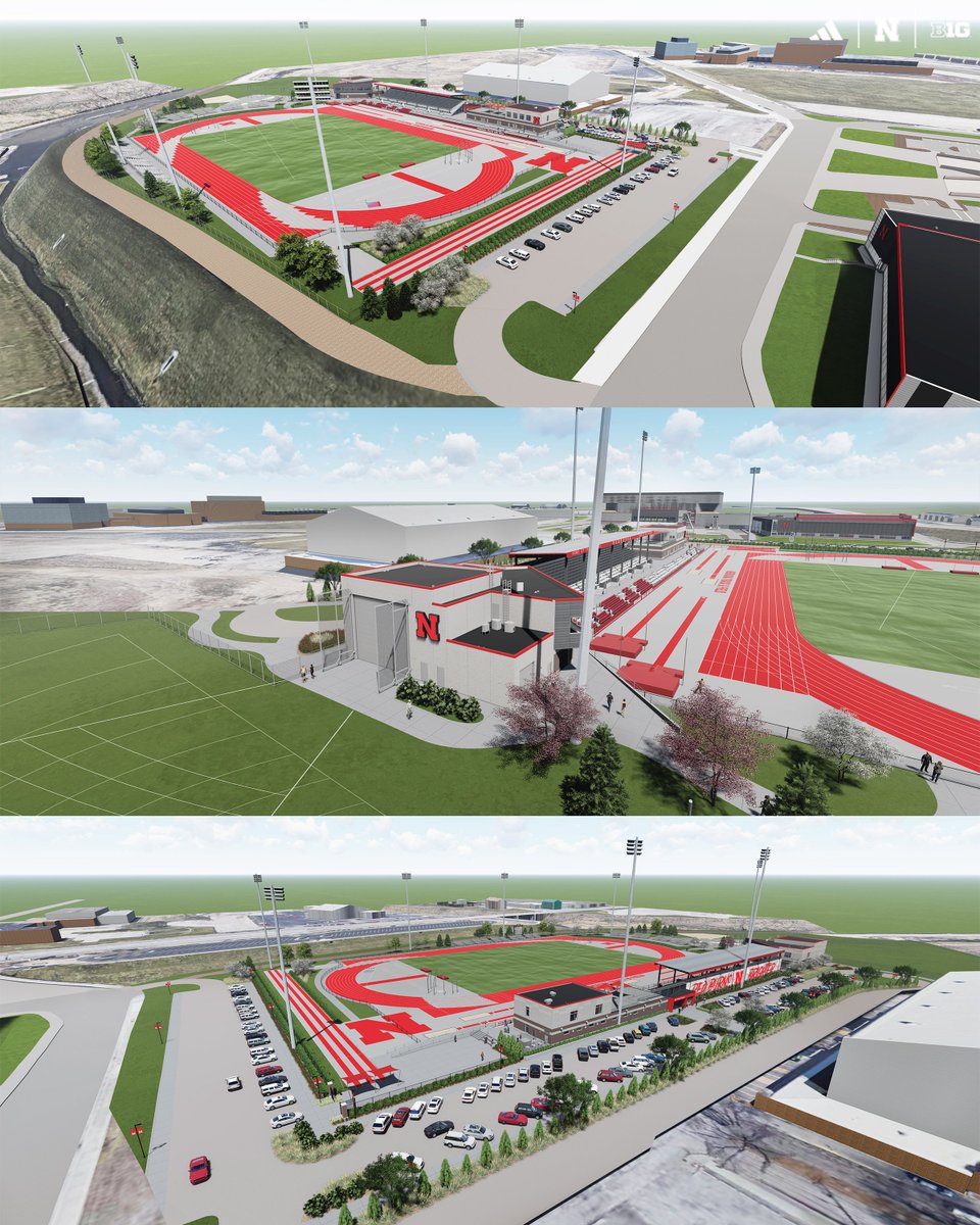 Huskers's tweet photo. Where the best get better. 📈🏗️🧱

We've officially broken ground on phase two of @HuskerTFXC's brand new outdoor complex.

Construction live stream » https://t.co/Wb61vT8jlH

ℹ️ https://t.co/v86rwAPwY2 https://t.co/dGRPDoaMHp