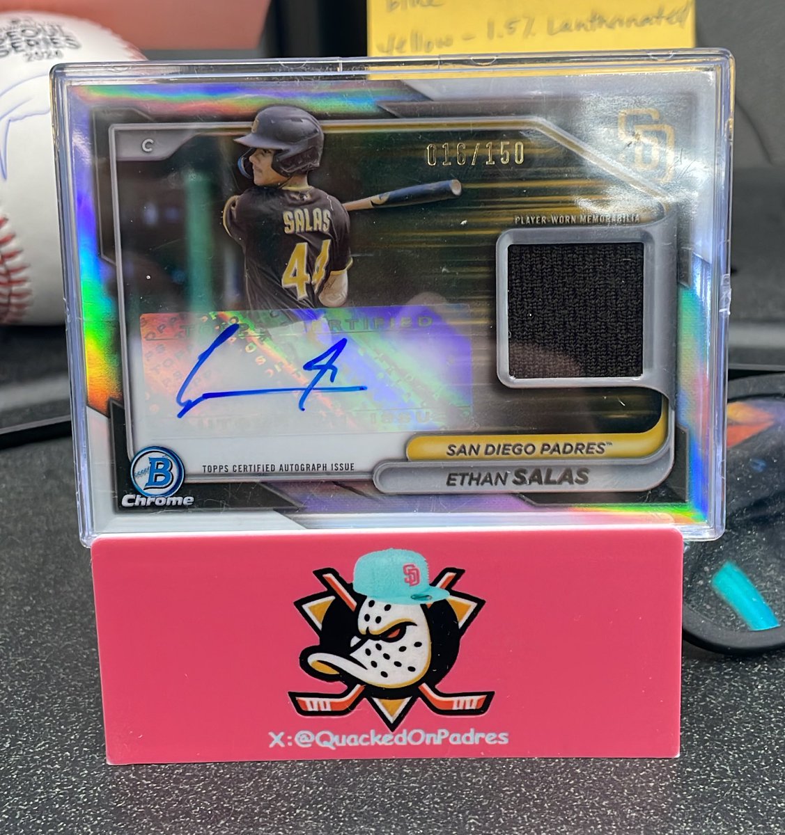 🚨OH SHIT CRAZY AFTER CHRISTMAS GIVEAWAY🚨

Prize- 2024 <a href="/Padres/">San Diego Padres</a> Ethan Salas Bowman Patch Auto /150

How to win: LIKE/FOLLOW/RT and two friends!

Winner announced after the <a href="/holidaybowl/">Trust & Will Holiday Bowl</a> tomorrow night!

#thehobby