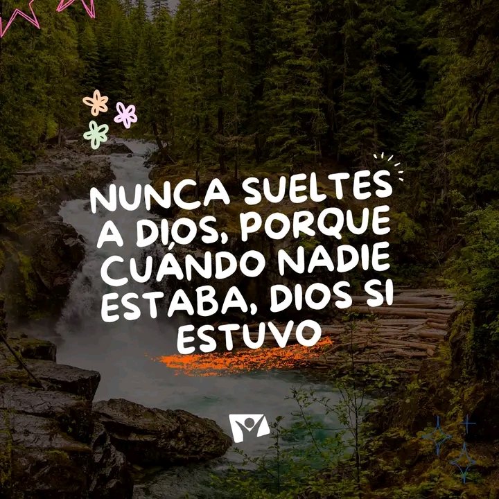 ✨️Cuando todos te abandonan, Jesús está ahí para darte la mano y decirte:

 ¡Tranquilo, yo jamás te dejaré!

Su amor y fidelidad nunca fallan ❤️
