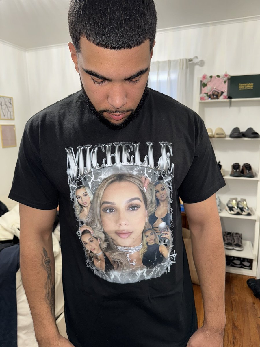 bought my man a shirt with my face on it 🙈