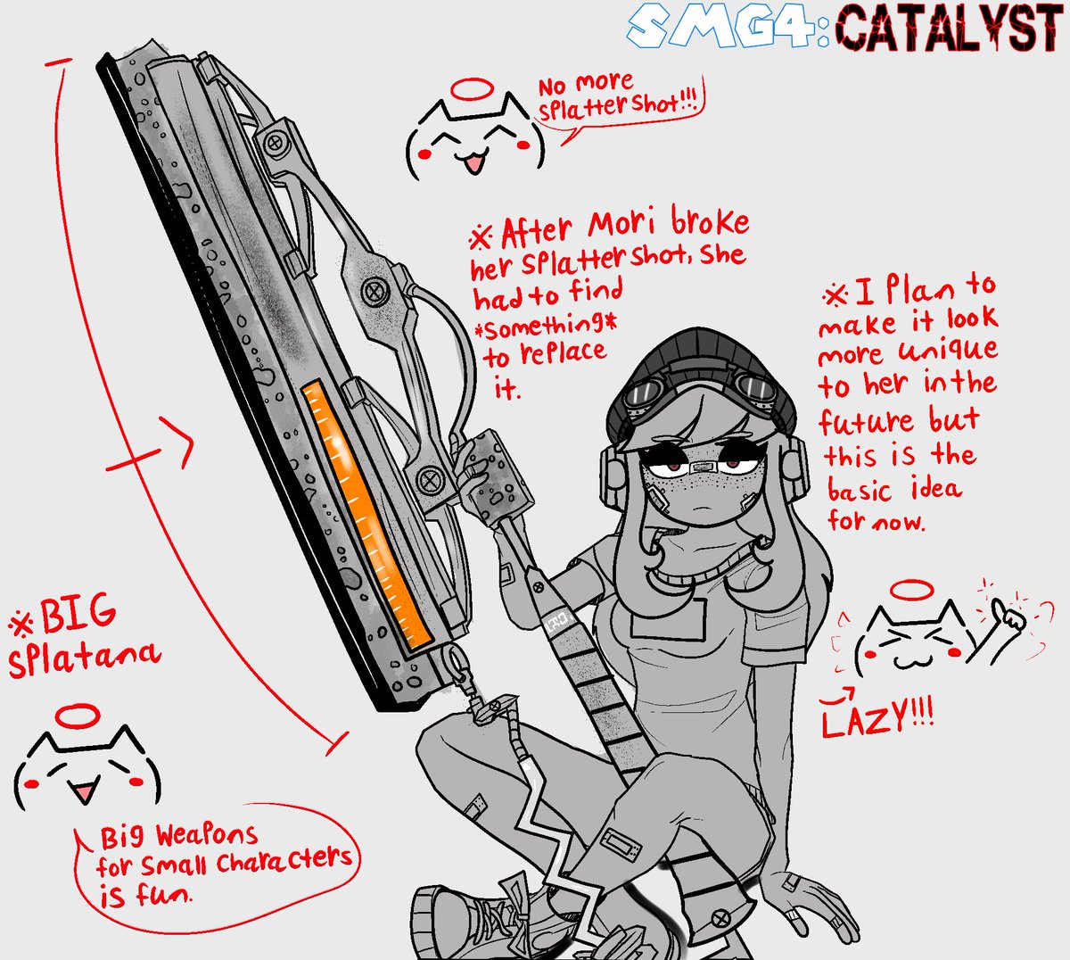 FishBlood___'s tweet photo. throws this at you and runs back into my hidey hole 

#TheCatalystAU #smg4au #smg4art #smg4fanart #meggyspletzer https://t.co/lM3YCUAij9