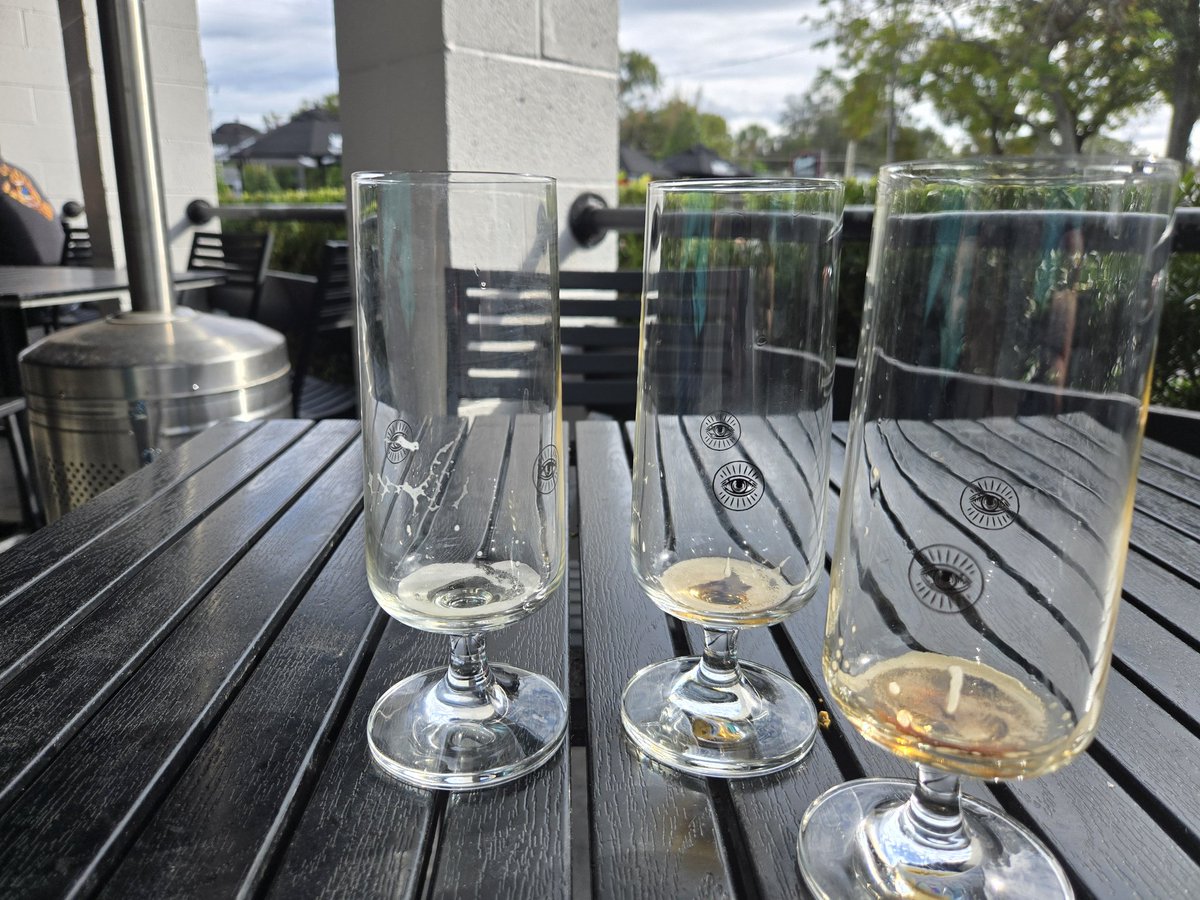 p59w's tweet photo. @SidewardBrewing i forgot to post with full 5 oz pours. The 'men flowers funeral' and 'work friends are  amazing the 12 percent did not taste more alcohol than the 4
8% https://t.co/ZvR9i6Rtsq