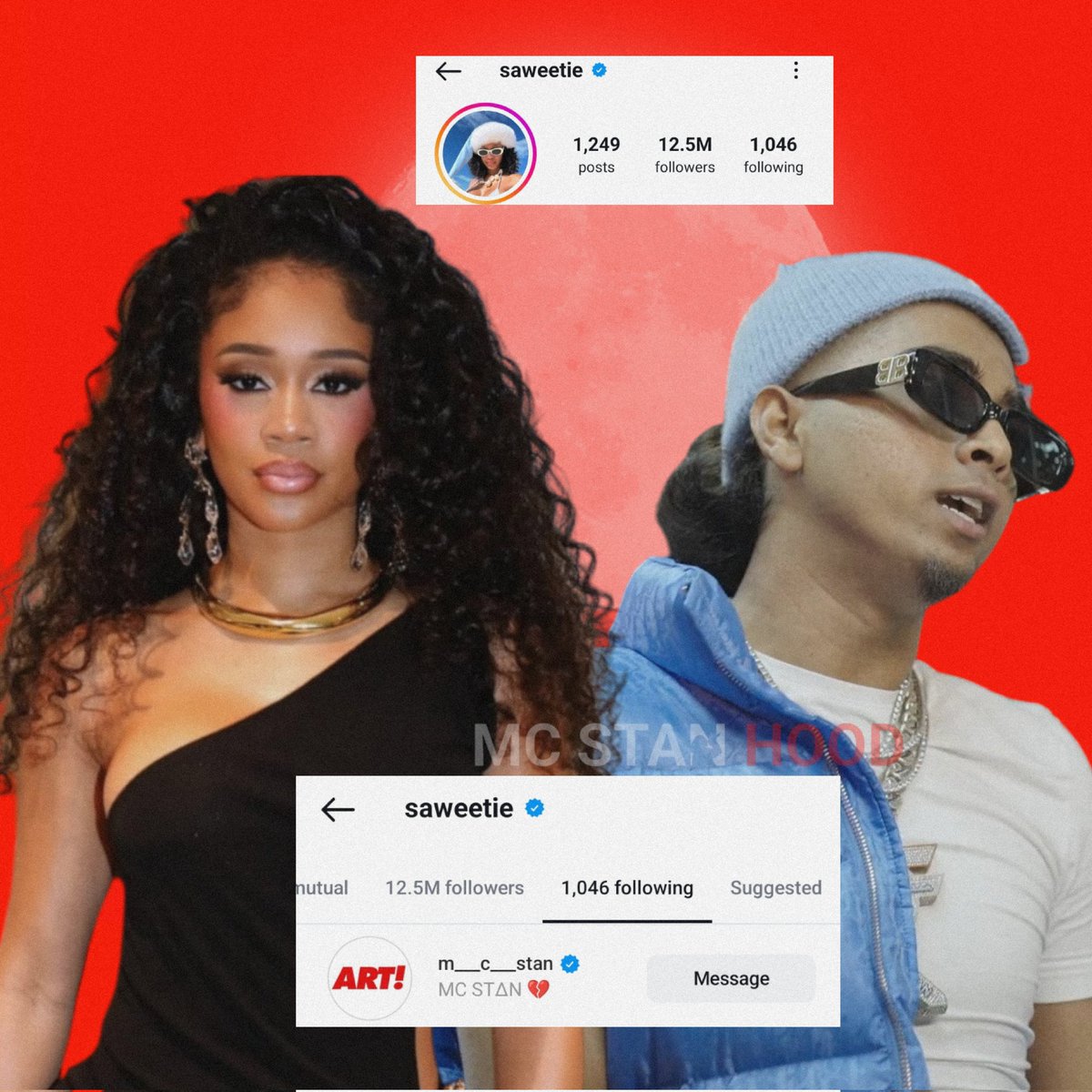 MCSTANHOOD's tweet photo. rapper @Saweetie started following
@MCStanOfficial on Instagram
.
#MCStan #Saweetie #stanny https://t.co/LUyscXHUW4