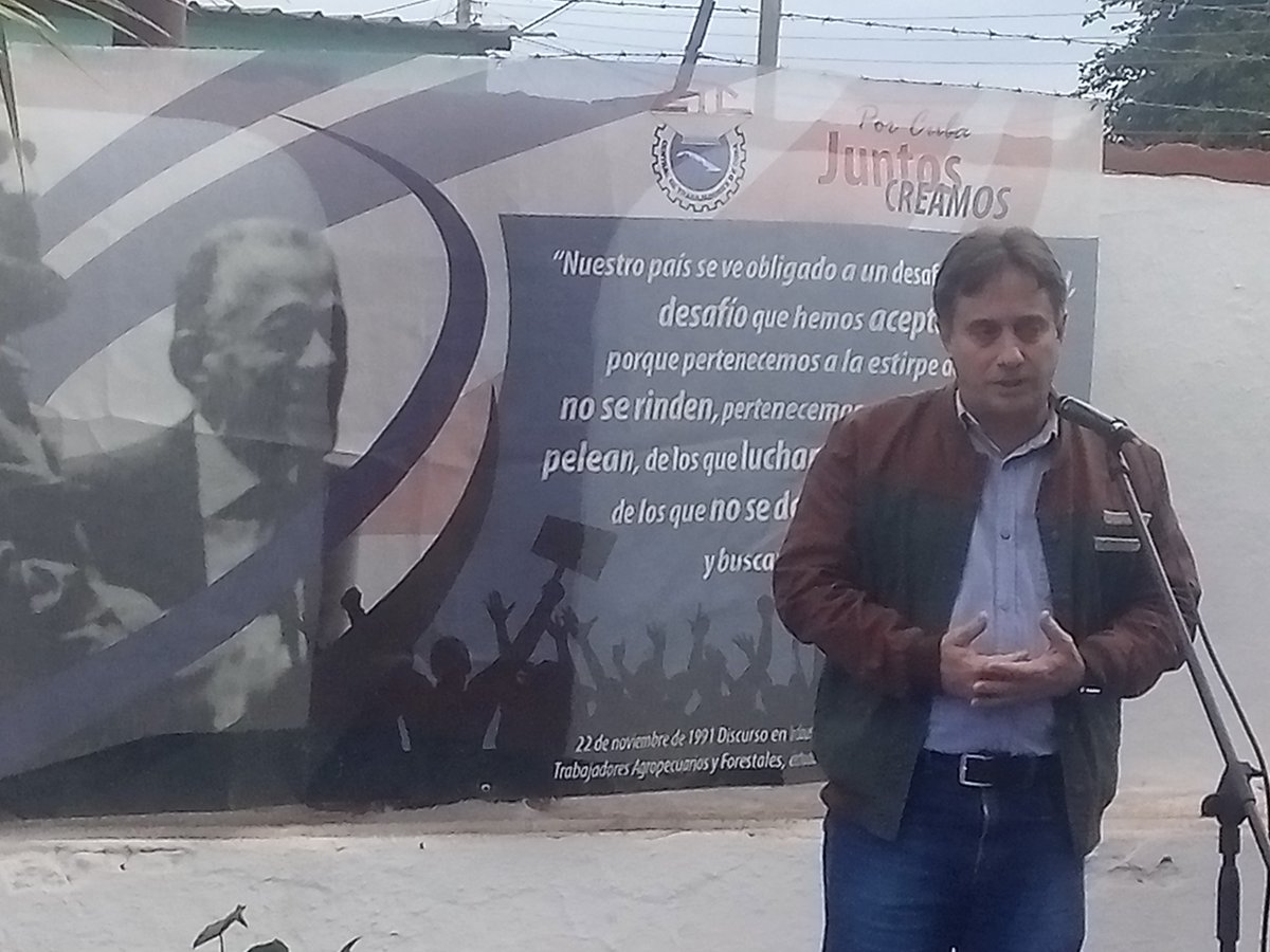 #matanzas acto de inicio Zafra en Jesús Rabi ,con el compromisos de los trabajadores de una Zafra eficiente #CubaEsRevolución