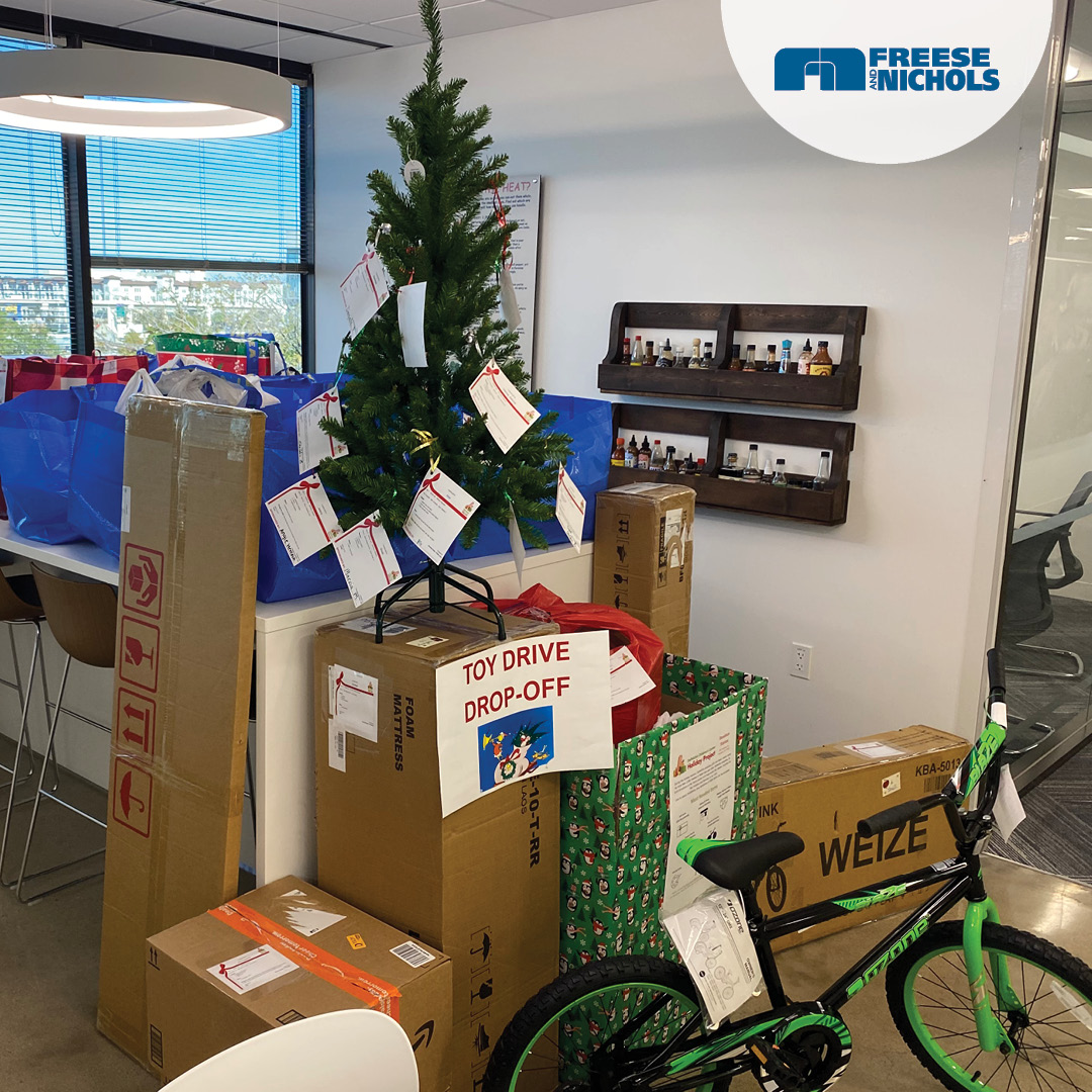 Our #Houston and #Pearland teams helped spread holiday cheer through the <a href="/depelchin/">DePelchin Children's Center</a> Holiday Project, which supports children and families in need.
 
Our Houston staff fulfilled wish lists for 13 children and our Pearland staff sponsored eight families and 15 children.