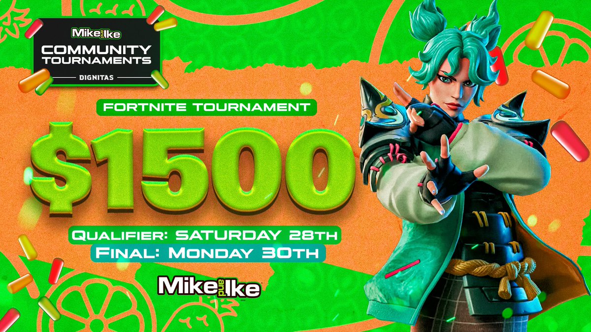 🚨Fortnite $1500 TRIO Cash Cup 🚨
🏆 Compete in the $1500 NAC Trio Build Cup
📅 Open Qualifier: Saturday 28th, 7pm EST

To Register: 
📍Follow <a href="/DignitasFN/">Dignitas Fortnite</a> <a href="/mikeandike/">MIKE AND IKE® 😜</a> 
📍Retweet &amp; Tag Trio in the replies
📍JOIN Discord To Play: discord.gg/DIGFort