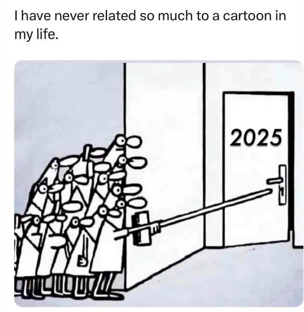 For all of those on here who have struggled with what 2024 has thrown at them 😂😂😂

I can so relate…but the broom is not long enough….