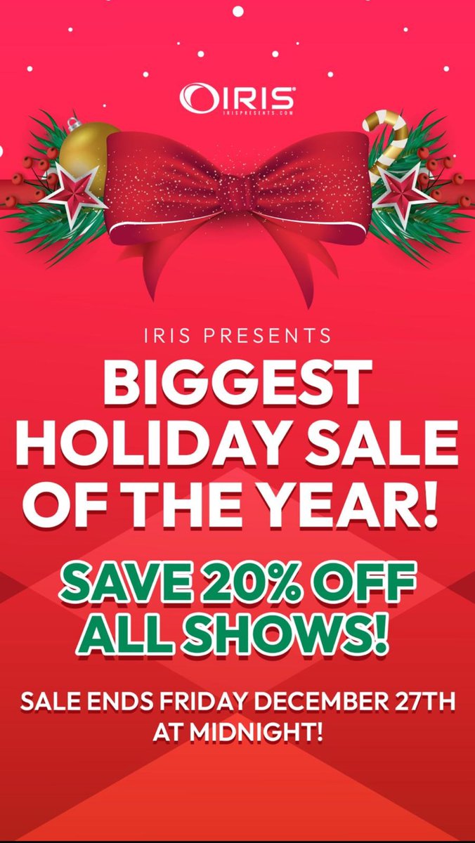 Cecekenn's tweet photo. Happy holidays everyone! NYE is around the corner and tickets are on sale till tomorrow! I would buy all your tickets now before they are sold out and the deal is still going on! https://t.co/BzdF598yKC