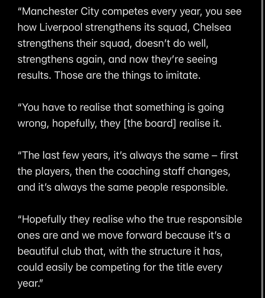 A reminder of the words Cristian Romero spoke earlier in the month about Tottenham… #THFC
