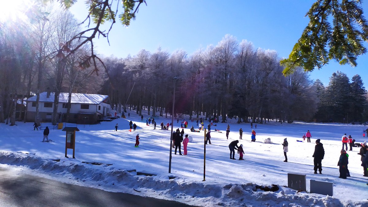 #26dicembre #2024 #neve sul #monteamiata #Tuscany #snow #amiata #amiatavideo ❄️⛷️🏂