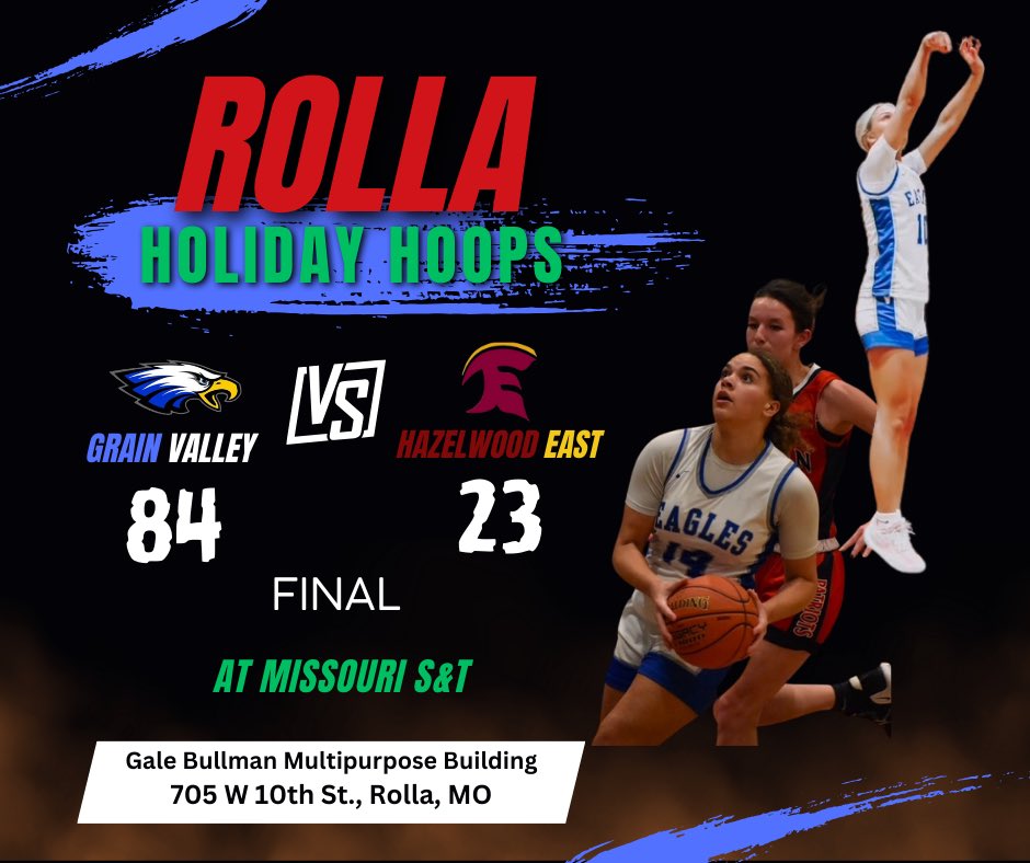 Great win in the first round of the Rolla Holiday Tourney! Tomorrow we will play at 2:30 at Rolla High School vs St. Pius (Festus) or Waynesville! #OnAMission