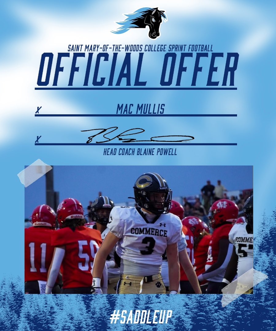 Mac_Mullis1's tweet image. Blessed to receive my first offer from Saint Mary-Of-The-Woods college
@CoachDaniels06
@CoachRegionOLB