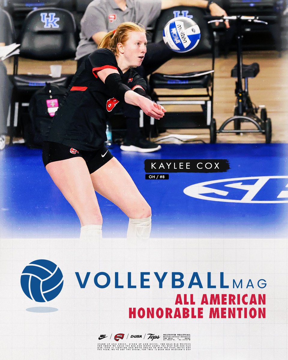 Yet another postseason award for Kaylee Cox! Her VolleyballMag.com All American Honorable Mention is the second straight for this award, and her fifth postseason award in 2024!

#GoTops
