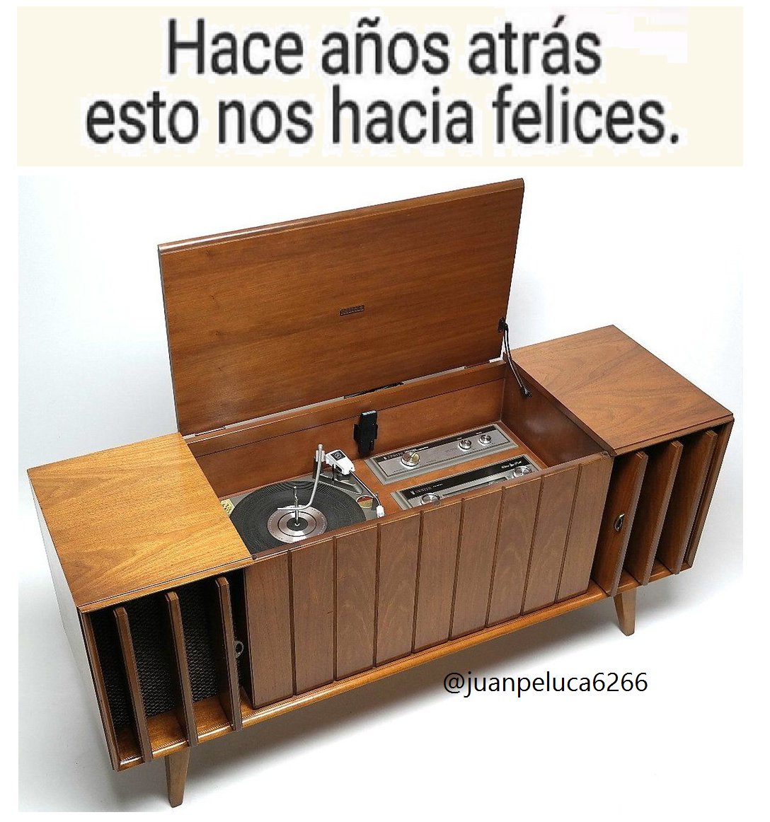 ¿Quién no bailo' en su época con un aparato de estos?