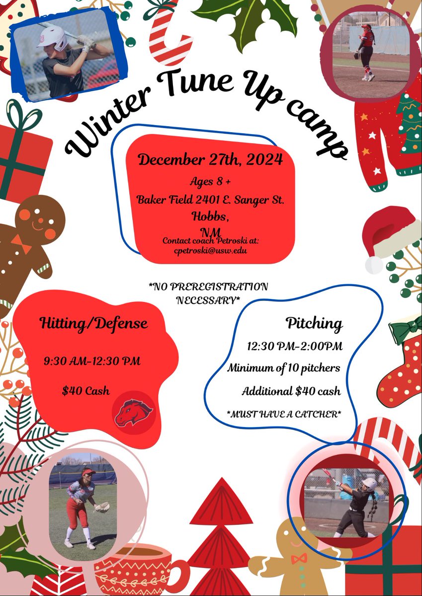 Tomorrow‼️‼️ 🐎🥎 Tune Up Camp with <a href="/coach_petroski/">Chris Petroski</a> <a href="/JarredLewis15/">Jarred Lewis</a>