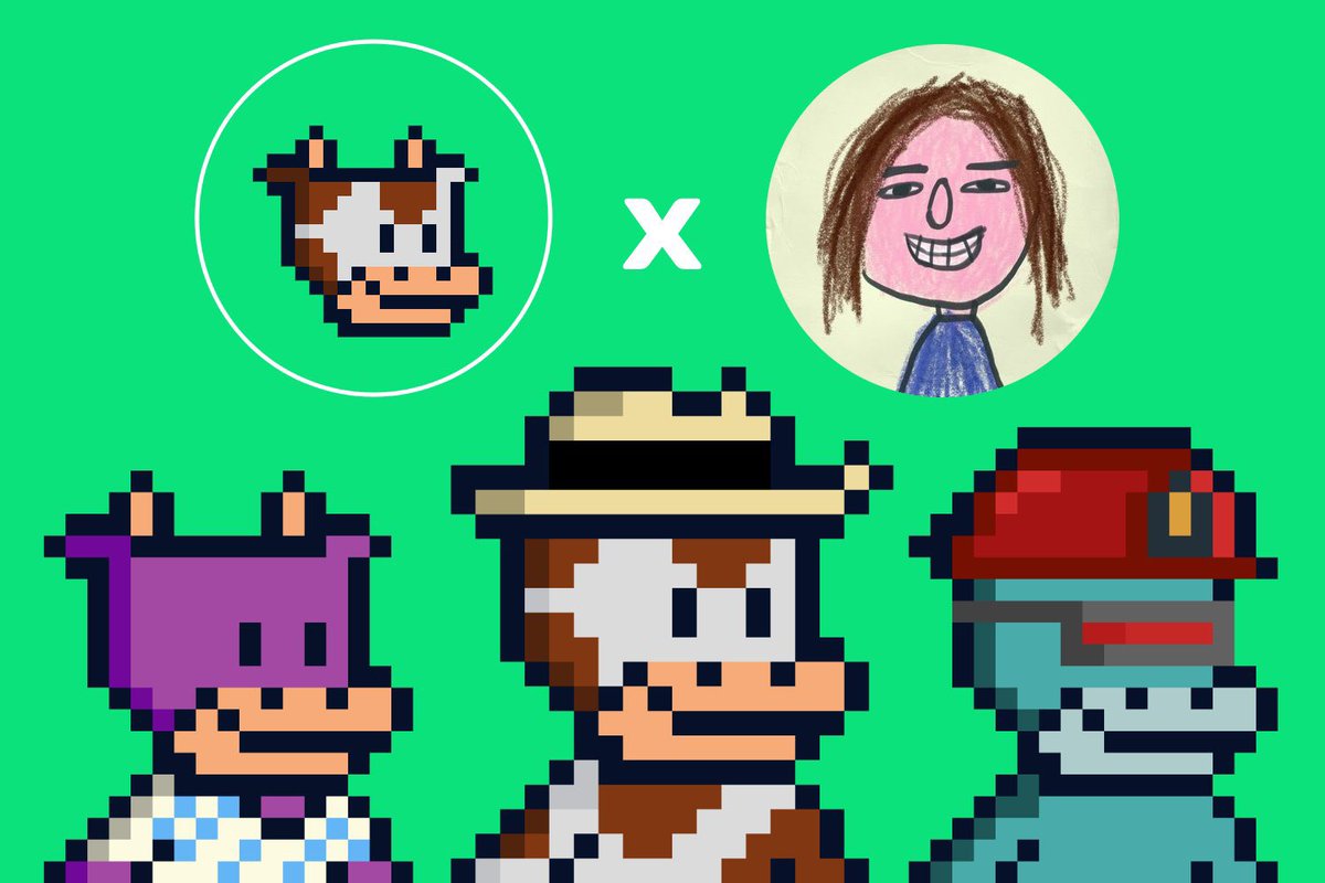 hokage x Abstract Cows ✨🎉

20x WL giveaway:

- Follow <a href="/AbstractCows/">Abstract Cows</a> and <a href="/73lV_/">Hokage</a> 🐮
- Like + RT 💕
- Drop your ETH wallet 👇

Good luck 💚