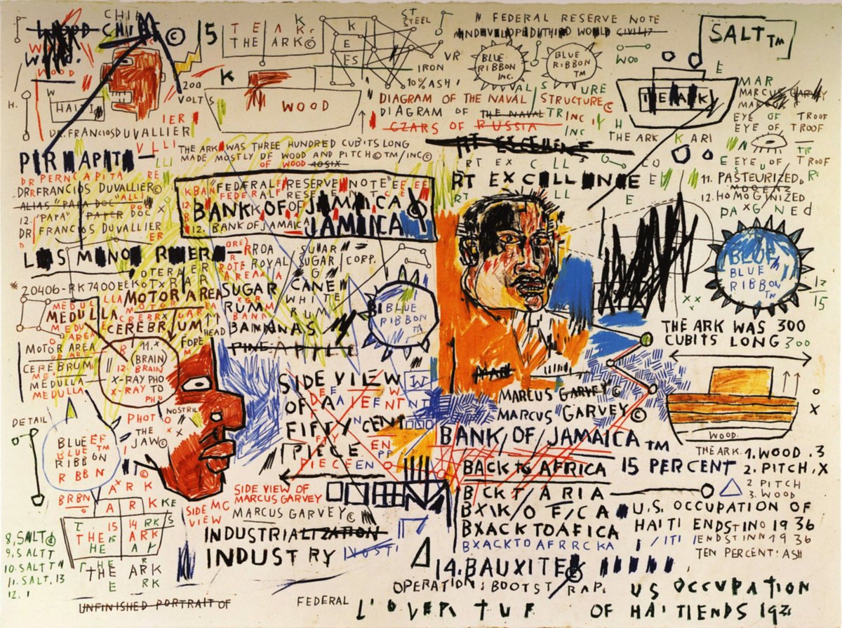 50 cent Piece, 1983 #artbots #basquiat