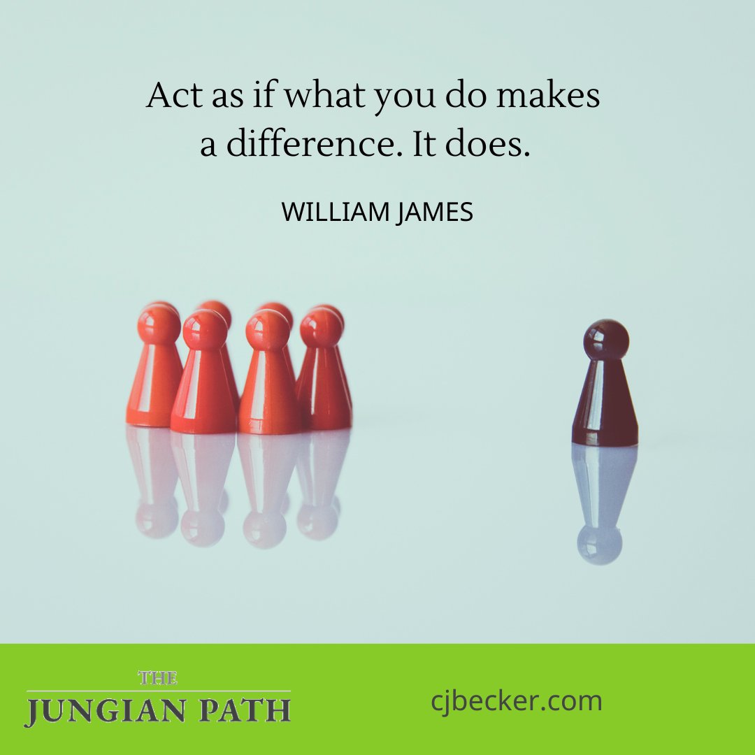 JungianPath's tweet photo. "Act as if what you do makes a difference. It does." - William James #williamjames #makesadifference #act https://t.co/3udxuwlUWT
