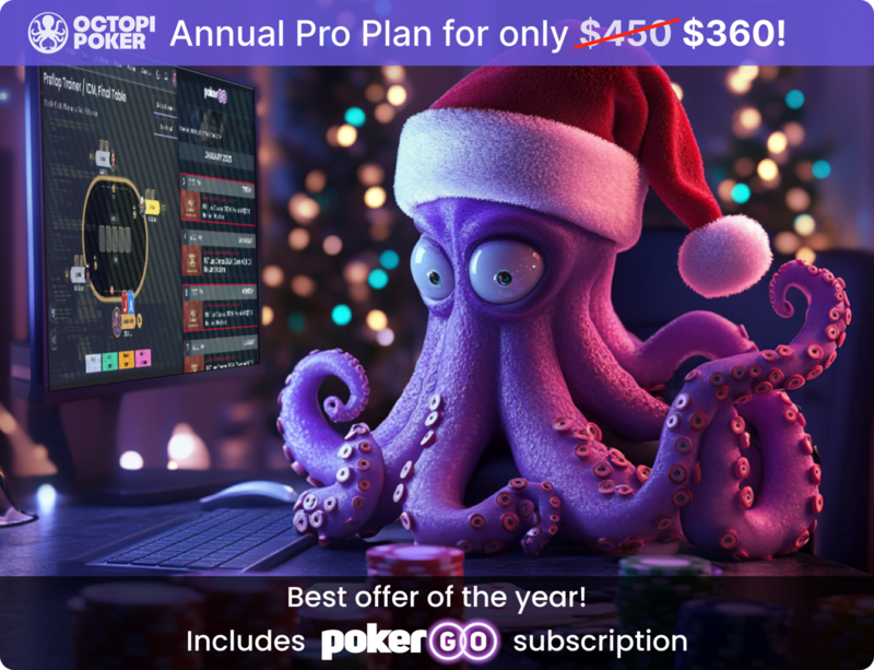 OctopiPoker's tweet image. Visit this link to save big on the Professional Plan now! octopipoker.ai/pricing/checko…
-If you're interested in playing around with our site before you buy, sign up for a free account at OctopiPoker.ai #WelcomeToTheTribe #PokerISFUN