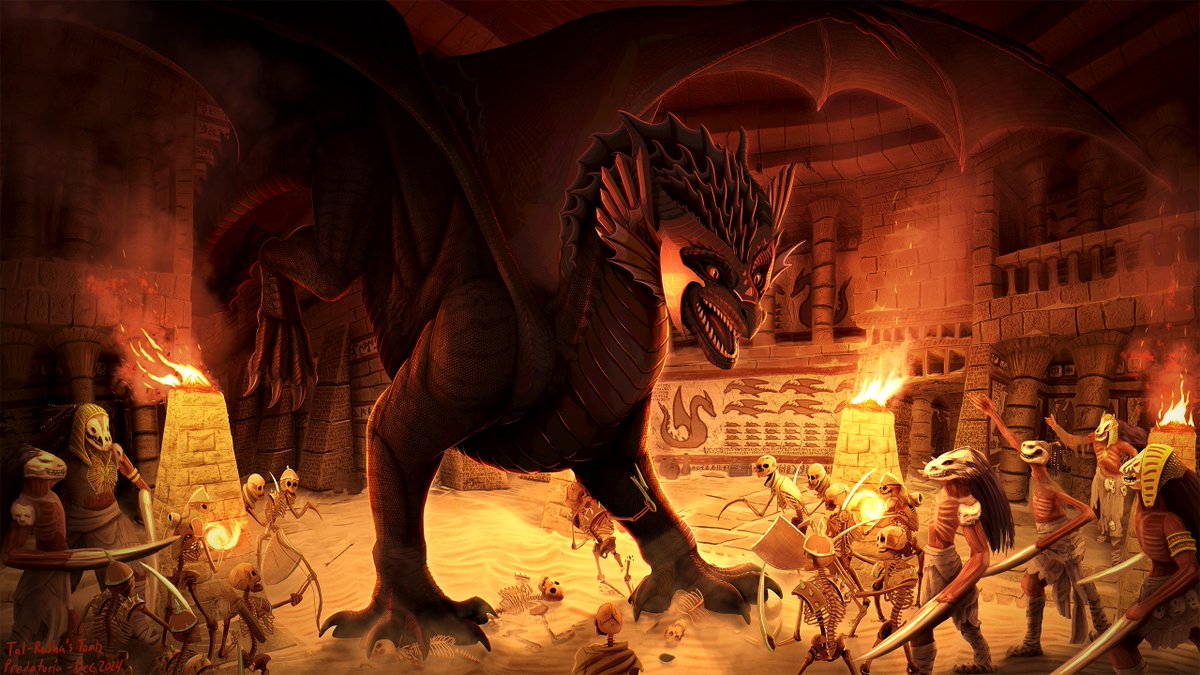 I created an artwork dedicated to my love for an old game, Diablo II.  Here, Kiearra is standing in as the primary player character and protagonist in the sandy tombs of Act 2.  Hopefully any Diablo fans will recognize what I drew!