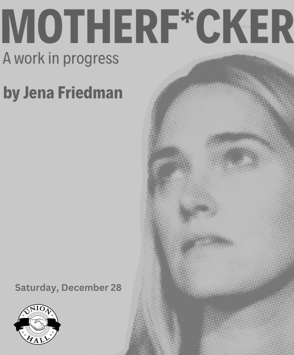 UnionHallNY's tweet image. This Weekend&apos;s Shows at Union Hall!

FRI | MICHAEL CHE @ 9PM | SOLD OUT!
SAT | MOTHERF*CKER BY JENA FRIEDMAN @ 5PM &amp;amp; 10PM
SAT | NATASHA VAYNBLAT IS A CHILDLESS FREAK @ 7:30PM
SUN | SORRY HOSTED BY RACHEL COSTER &amp;amp; ZACH SCHIFFMAN @ 7:30PM

Tickets at unionhallny.com