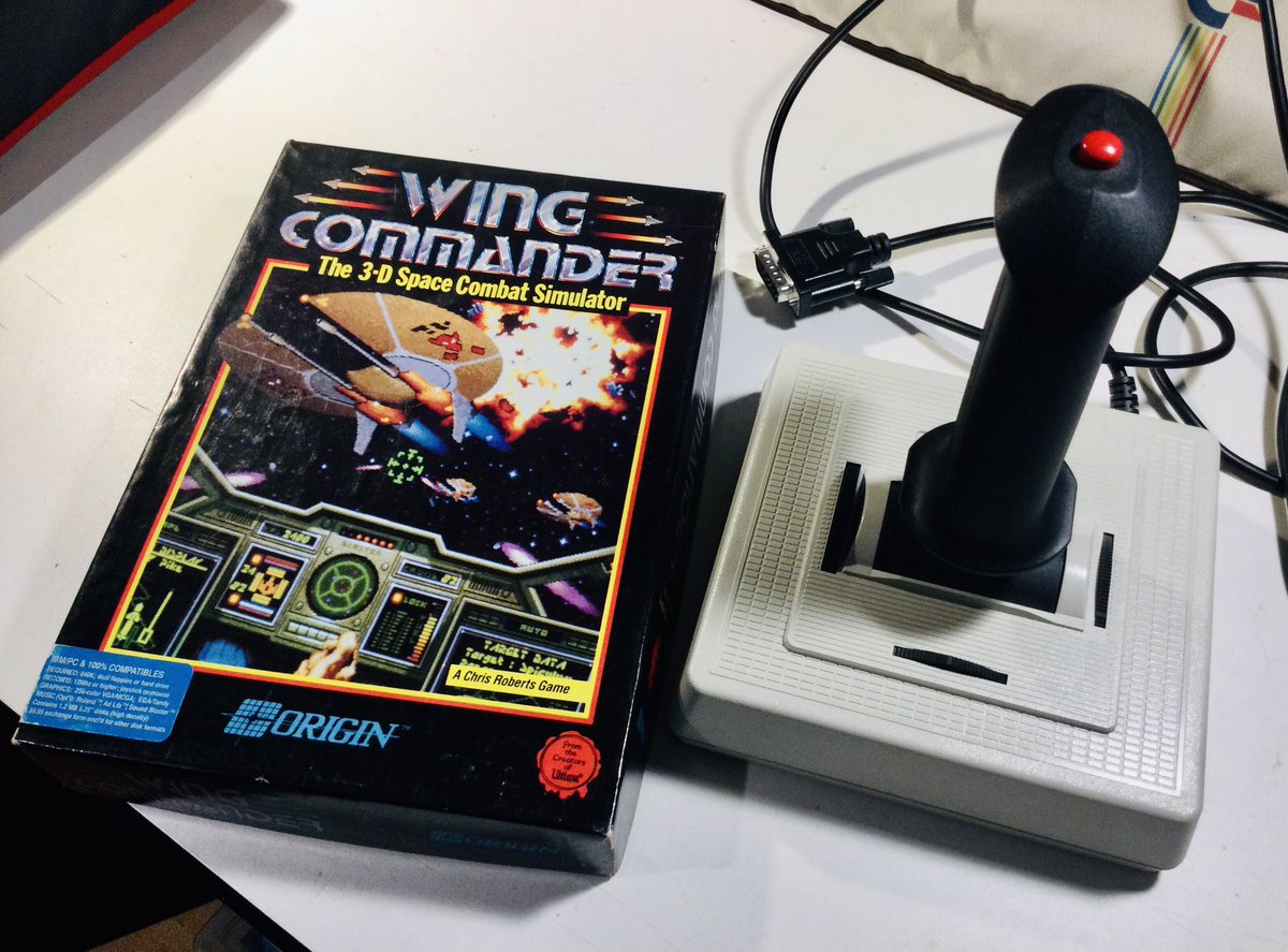 gordoslair's tweet image. Now back to #DOSember with the perfect combo. I love the holidays. #MSDOS #WingCommander